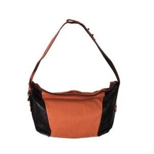 Latico Genuine Leather Color Block Mingus Hobo Bag  Salmon Espresso